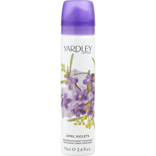 April Violets Body Spray By Yardley London For Women - 77 Ml