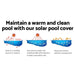 Aquabuddy 11m x 4.8m Solar Swimming Pool Cover - Blue