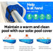 Aquabuddy Solar Swimming Pool Cover Blanket Bubble Roller