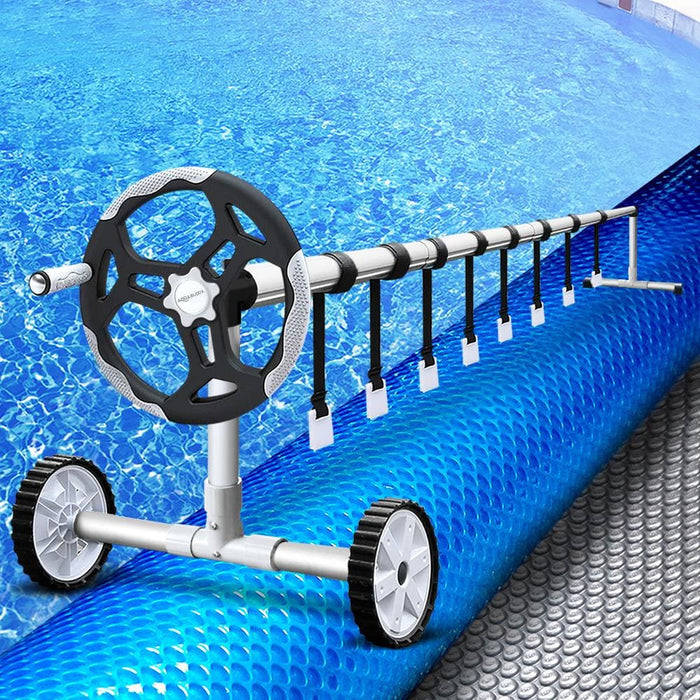 Aquabuddy Solar Swimming Pool Cover Blanket Roller Wheel