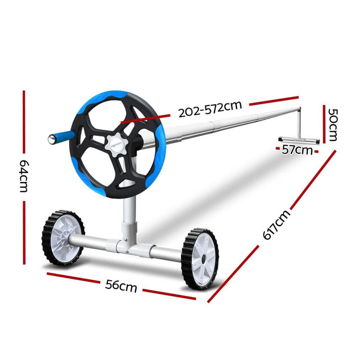 Aquabuddy Swimming Pool Cover Roller Reel Adjustable Solar