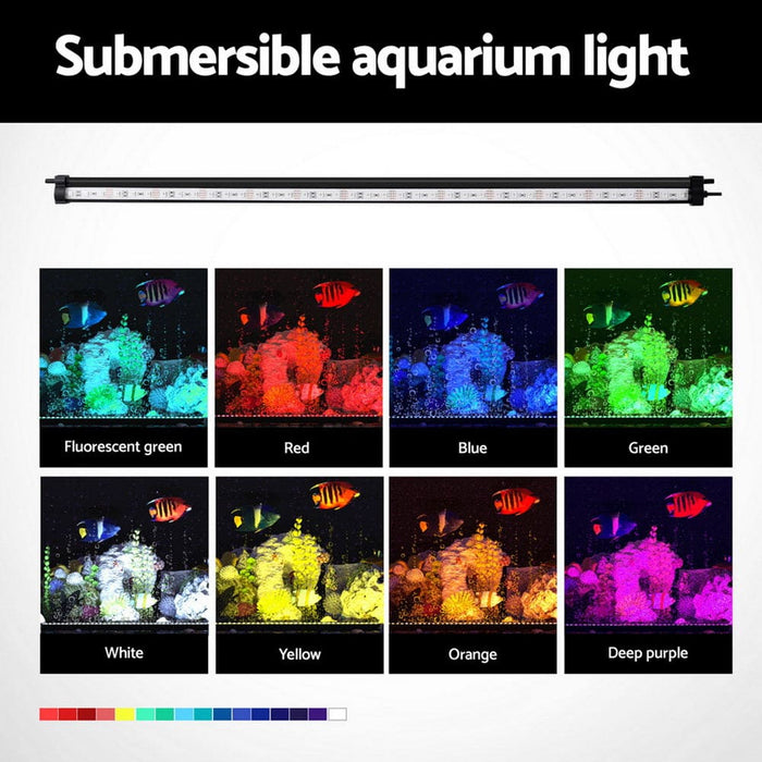 Aquarium Light Submersible 67cm Air Bubble Led