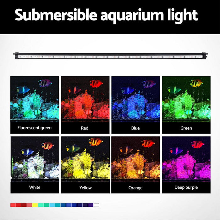 Aquarium Light Submersible 88cm Air Bubble Led