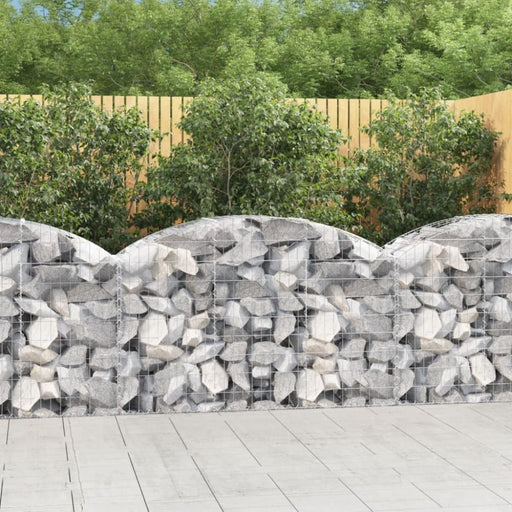 Arched Gabion Basket 150x50x80/100 Cm Galvanised Iron Optapa