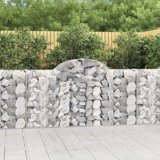 Arched Gabion Basket 200x30x100/120 Cm Galvanised Iron