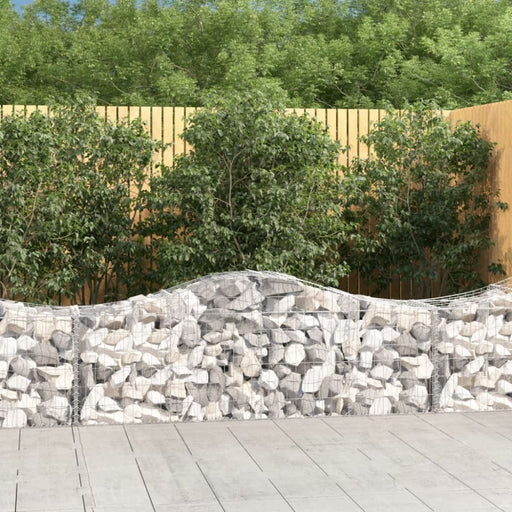 Arched Gabion Basket 200x50x60/80 Cm Galvanised Iron Opttkt