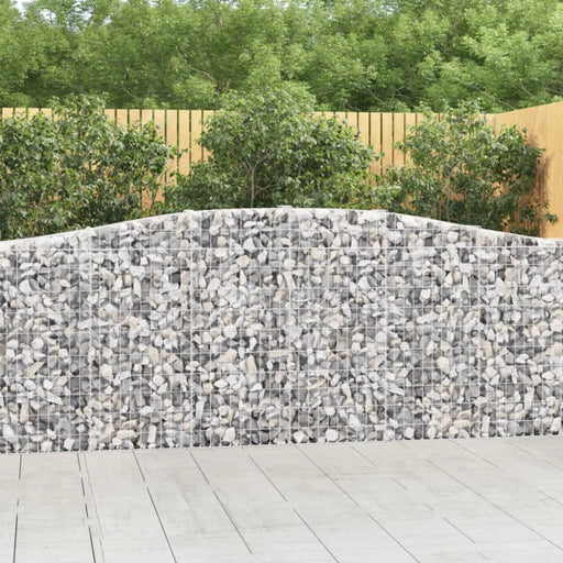 Arched Gabion Basket 400x30x100/120 Cm Galvanised Iron