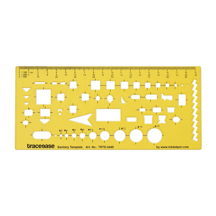 Architect Interior Drafting Sanitary Template Drawing