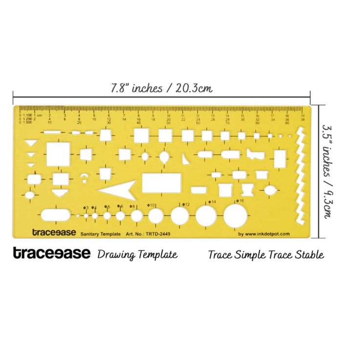 Architect Interior Drafting Sanitary Template Drawing