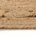 Area Rug Braided Design Jute 150 Cm Round