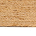 Area Rug Braided Jute 210 Cm Round Tatpnp