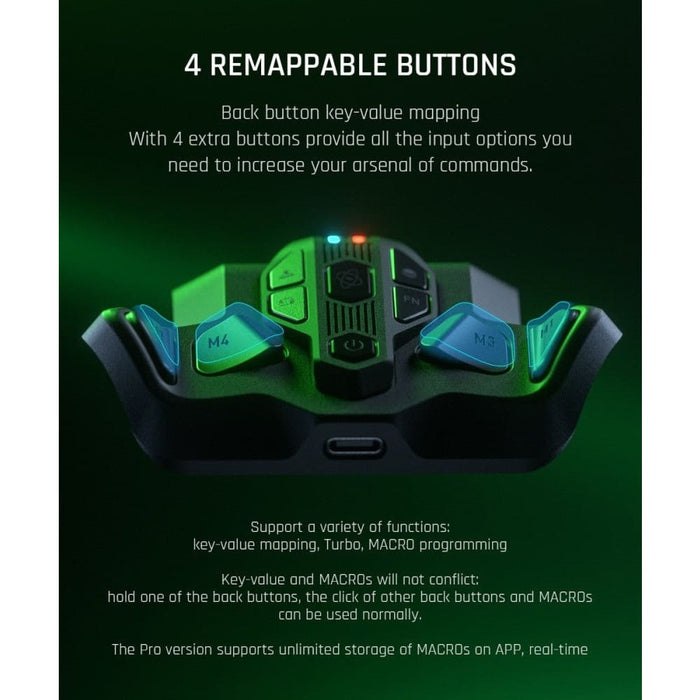 Armor-x Pro Wireless Back Button Attachment Adaptor