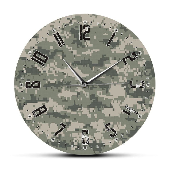 Army Soliders Green Camouflage Wall Art Modern Bedroom