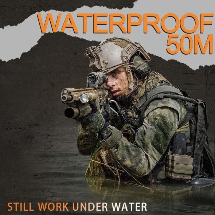 Army Style 50m Waterproof Solar Power Digital Watch