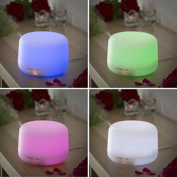 Aroma Diffuser Humidifier With Multicolour Led Steloured