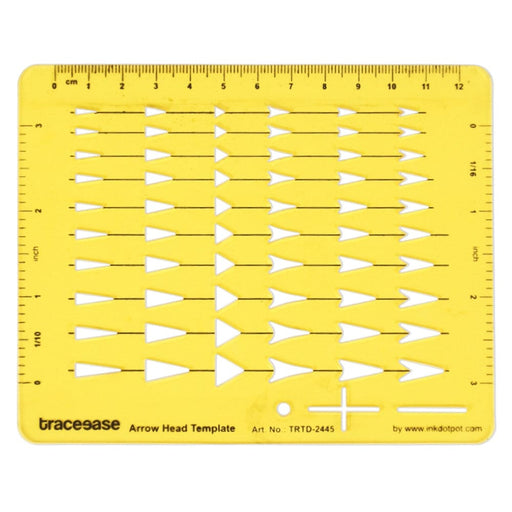 Arrows Drafting Arrow Head Template Drawing Stencil