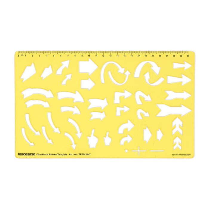 Arrows Drafting Directional Template Drawing Stencil