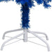 Artificial Christmas Tree With Leds&ball Set Blue 240 Cm Pvc