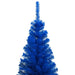 Artificial Christmas Tree With Leds&ball Set Blue 240 Cm Pvc