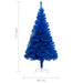 Artificial Christmas Tree With Stand Blue 180 Cm Pvc Txobba