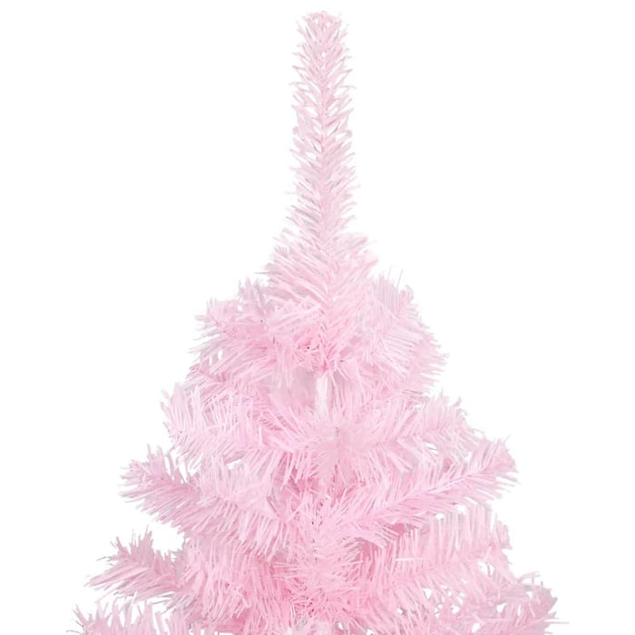 Artificial Christmas Tree With Stand Pink 120 Cm Pvc Txkoii