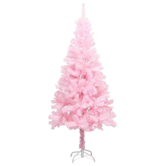 Artificial Christmas Tree With Stand Pink 150 Cm Pvc Txbkki