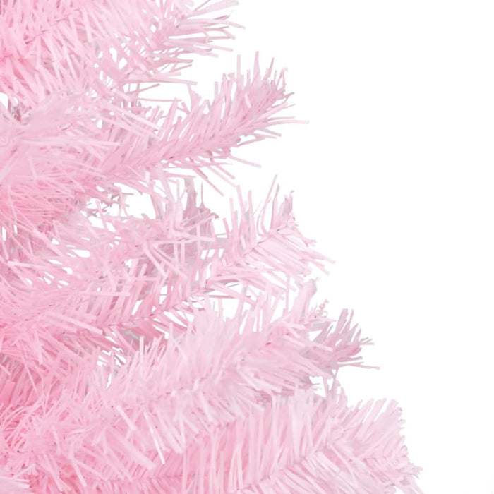 Artificial Christmas Tree With Stand Pink 180 Cm Pvc Txbkkn