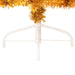 Artificial Half Christmas Tree with Stand Gold 150 Cm Pvc