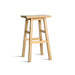 Artiss Set Of 2 Beech Wood Bar Stools - Natural