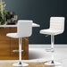 Artiss Set Of 2 Pu Leather Bar Stools Padded Line Style