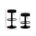 Artiss Set Of 2 Pu Leather Swivel Backless Bar Stools