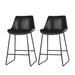 Artiss Set Of 2 Bar Stools Kitchen Metal Stool Dining