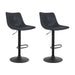 Artiss Set Of 2 Bar Stools Gas Lift- Black