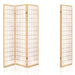 Artiss 3 Panel Wooden Room Divider - Natural