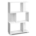 Artiss 3 Tier Zig Zag Bookshelf - White