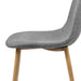 Artiss Set Of 4 Adamas Fabric Dining Chairs Light Grey