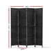 Artiss 4 Panel Room Divider Privacy Screen Rattan Woven