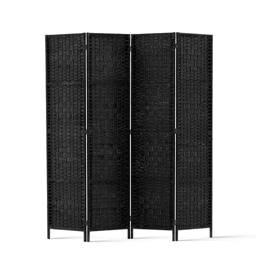 Artiss 4 Panel Room Divider Privacy Screen Rattan Woven