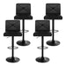 Artiss Set Of 4 Bar Stools Pu Leather Criss Cross Style