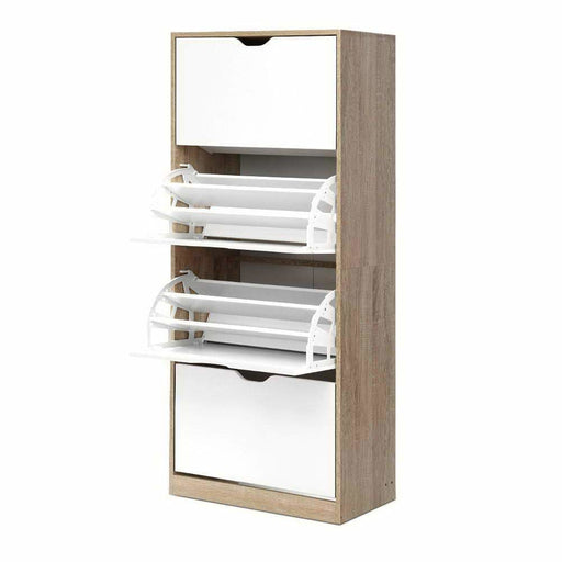 Artiss 48 Pairs Shoe Cabinet Rack Organiser Storage Shelf