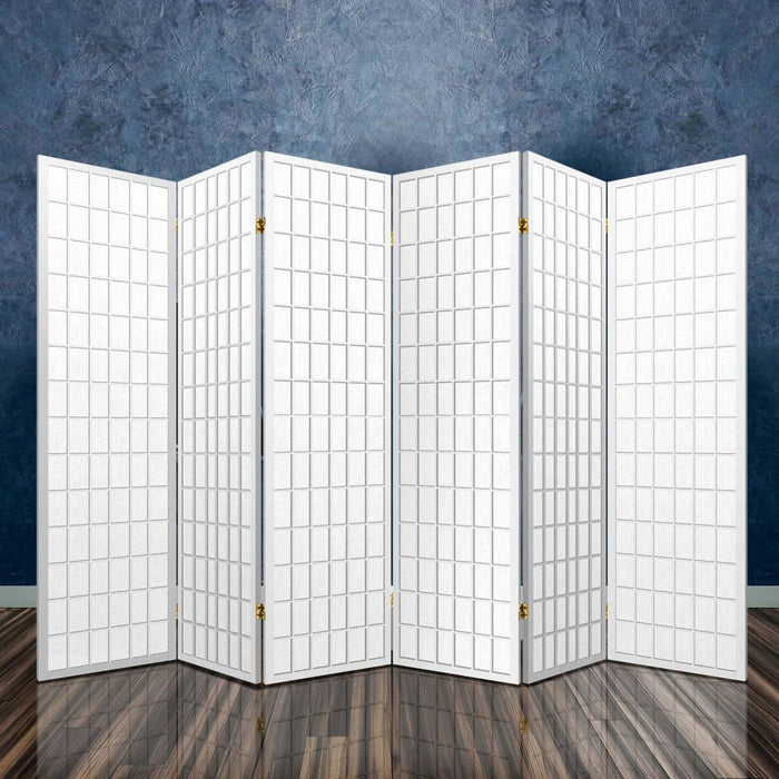 Artiss 6 Panel Room Divider Privacy Screen Foldable Pine