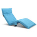 Artiss Adjustable Beach Sun Pool Lounger - Blue