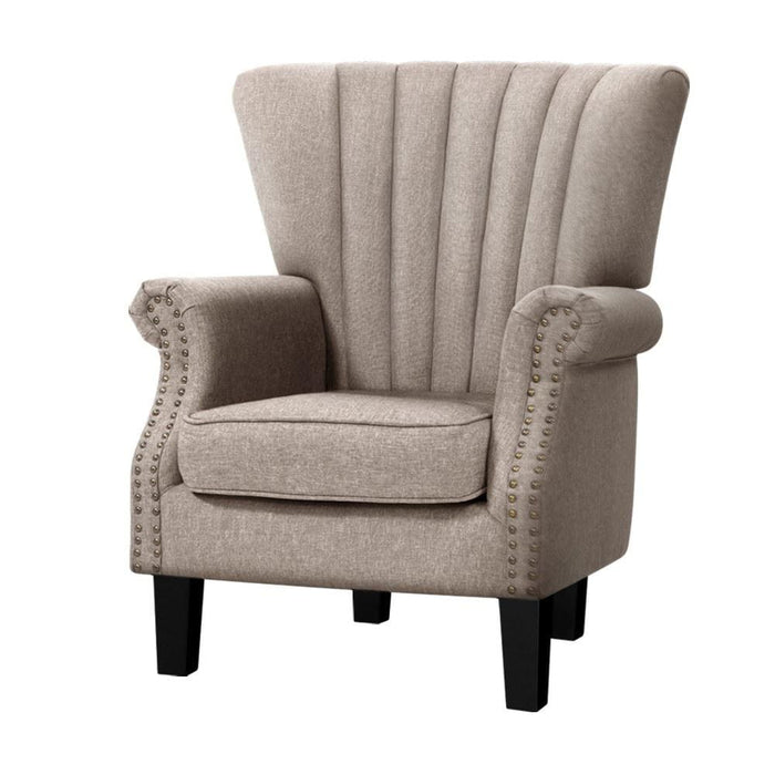 Artiss Armchair Lounge Chair Accent Chairs Armchairs Fabric