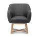 Artiss Aston Tub Accent Chair Charcoal