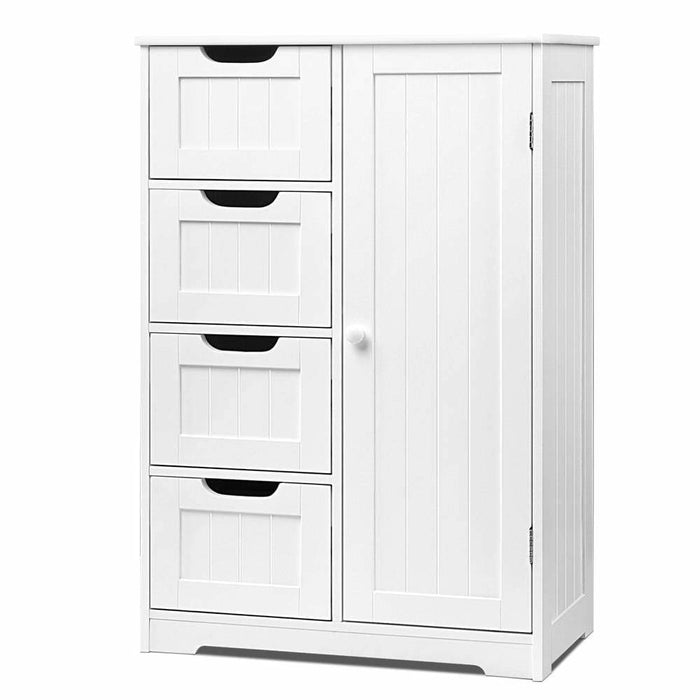 Artiss Bathroom Tallboy Storage Cabinet - White