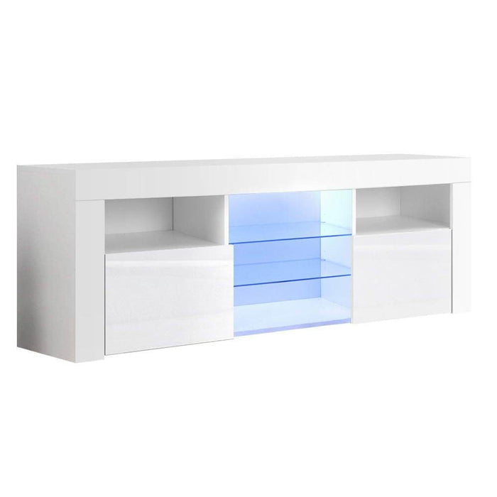 Artiss Tv Cabinet Entertainment Unit Stand Rgb Led Gloss