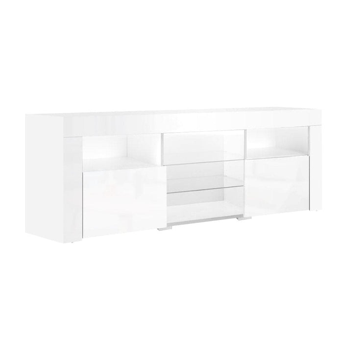 Artiss Tv Cabinet Entertainment Unit Stand Rgb Led Gloss