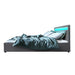 Artiss Cole Led Bed Frame Fabric Gas Lift Storage - Grey