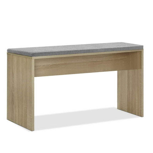 Artiss Dining Bench Natu Upholstery Seat Stool Chair