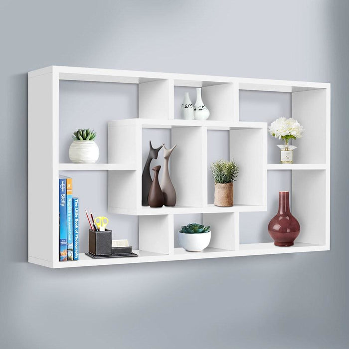 Artiss Floating Wall Shelf Diy Mount Storage Bookshelf